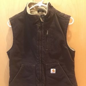 Women's Carhartt Sandstone Sherpa Lined Vest